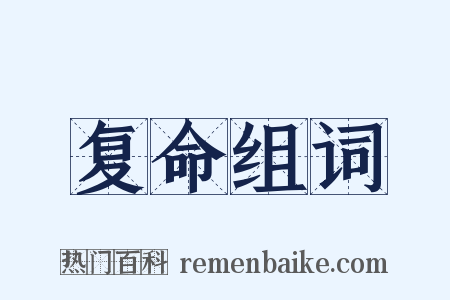 复命组词是什么意思的图片